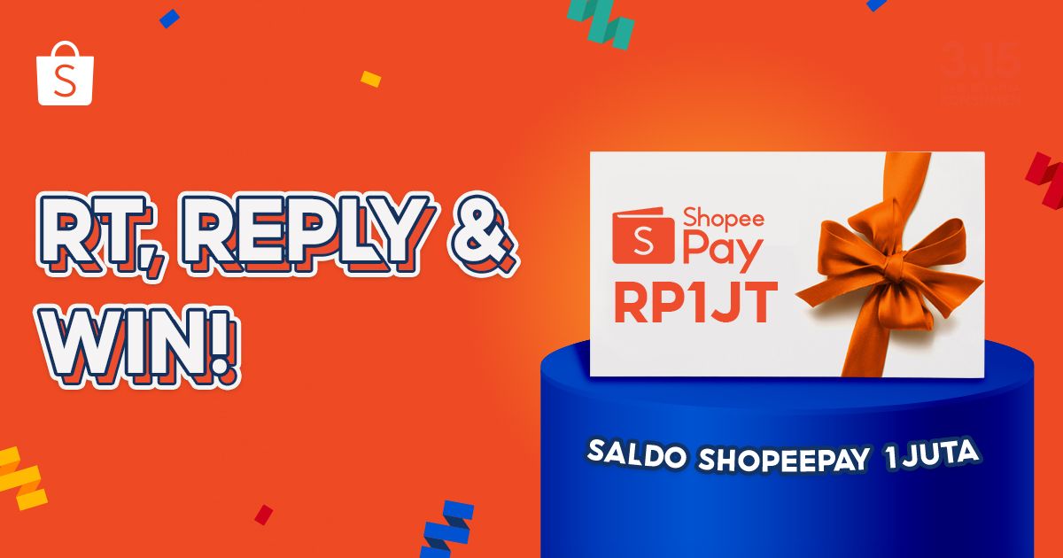 angga_fzn's tweet photo. Giveaway 1juta buat 2 orang! Mayan kan puasa makan tapi dapet duit ~

Caranya simpel:
- Follow @ShopeeID
- RT &amp; Like tweet ini
- REPLY screenshoot udah follow @ShopeeID
- Kasih tau ShopeePaynya mau dibelanjain apa

Pemenang dipilih random 💥 https://t.co/1q47ZnVrpS