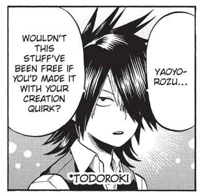 They Included Horikoshi's reminder of Todoroki as a visual gag lol 