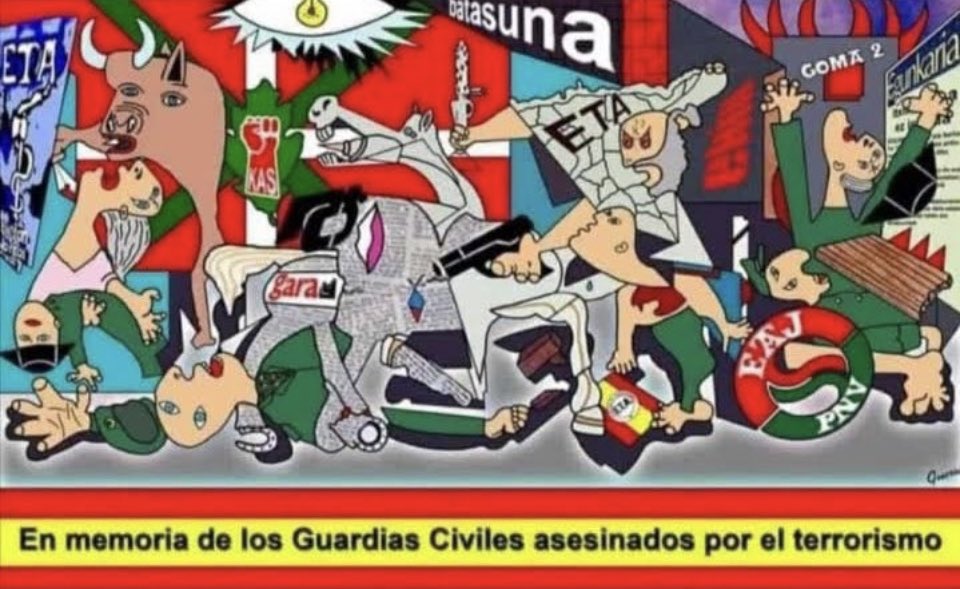 capelljaime's tweet photo. El mejor Guernica que he visto en Twitter. Viva la GC https://t.co/dZI0pgb5Ir