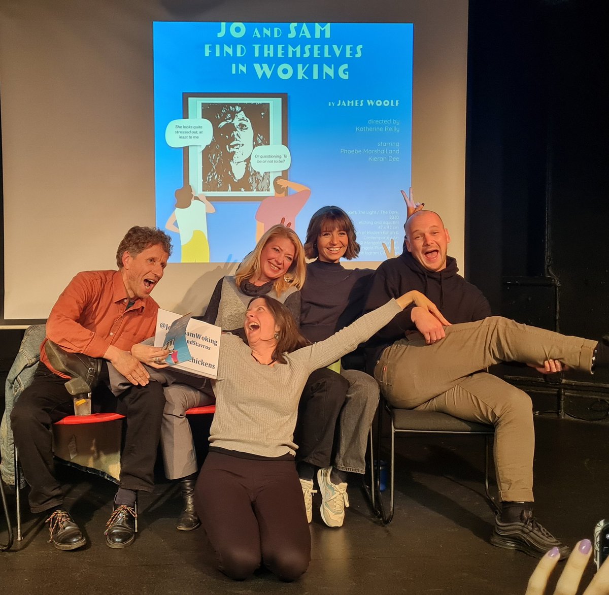 I so thoroughly enjoyed <a href="/JoandSamWoking/">Jo and Sam Find Themselves in Woking</a> #play by @WoolfJames at <a href="/HenandChicksN1/">Hen and Chicks</a>  theatre this evening - funny, warm, human and natural in lyrical verse. It's really wonderful. GO AND SEE IT NOW