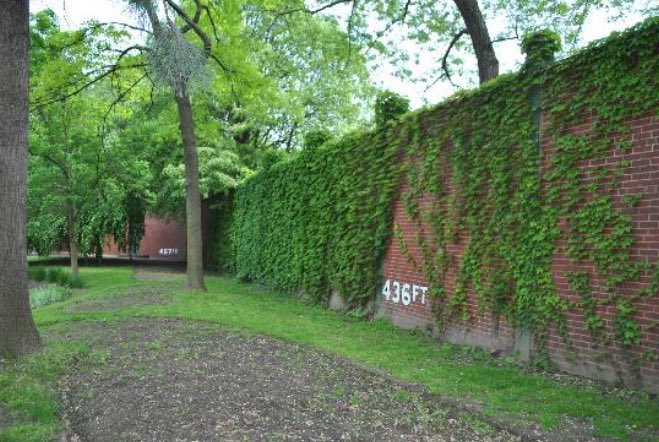 Portions of the Forbes Field wall still exist. #Pirates home 1909-1970.