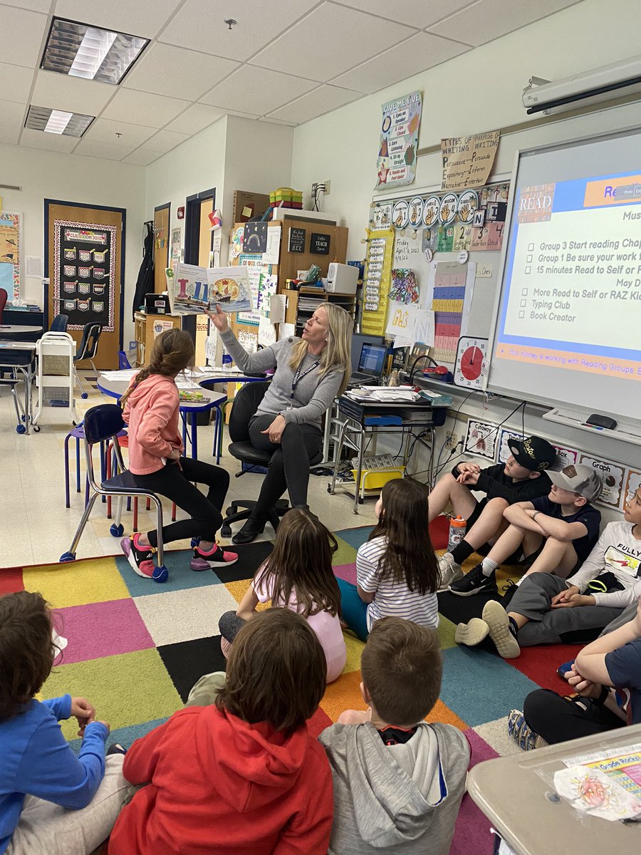 4KinneySSS's tweet photo. 3K had a special guest reader today in celebration of a special (belated) birthday! Thank you @kcoll888 for sharing such a funny book! We loved it! #7ate9 #birthdaybook #mysteryreader https://t.co/QcPfiGZAkn