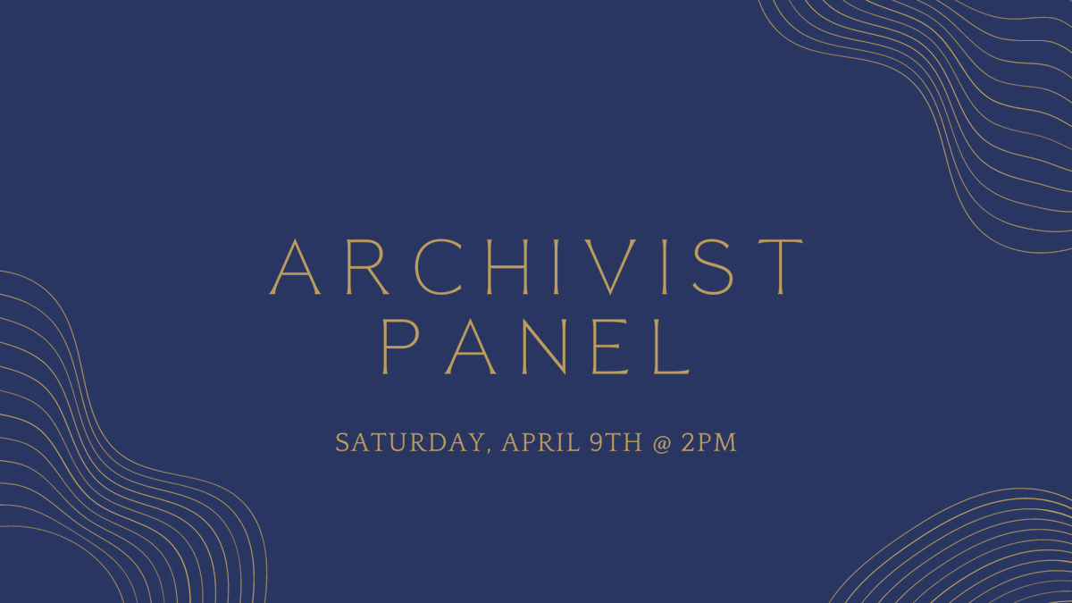 StKatesSAA's tweet photo. Join us at our archivist panel tomorrow! We will be speaking with three professionals in the field. The panel will be held virtually via Google Meet. https://t.co/EfL204o0mg