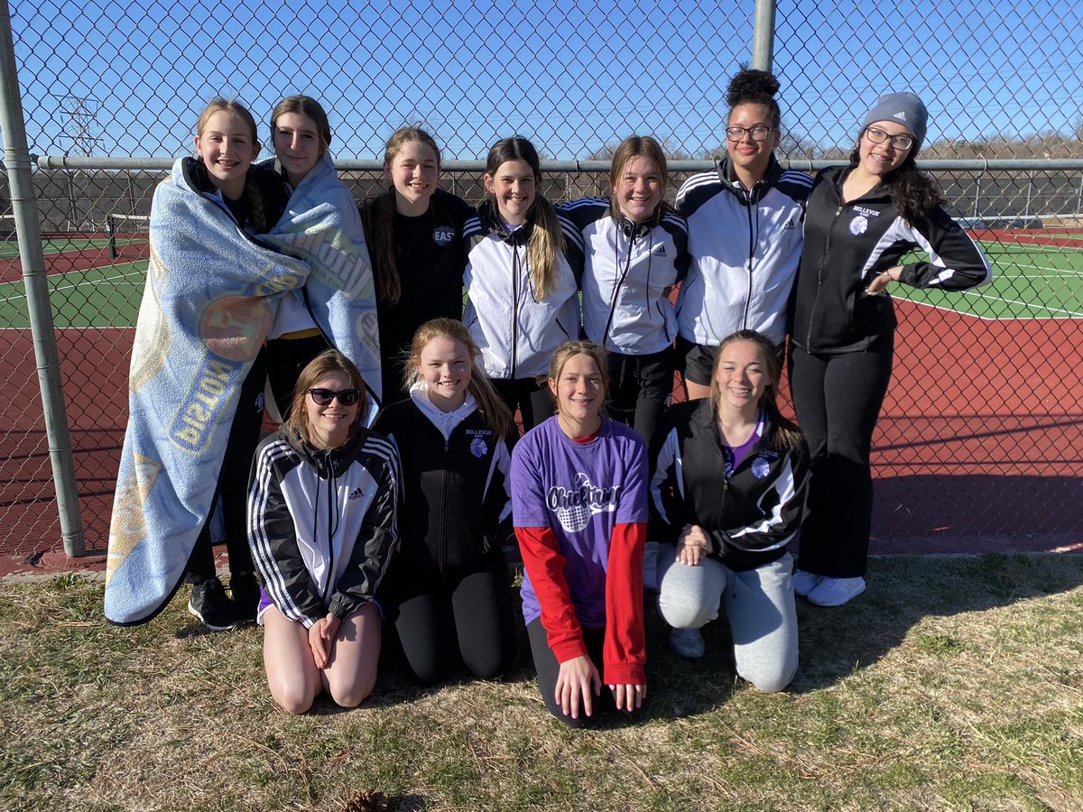 chieftaintennis's tweet photo. 🎾JV gets the 8-1 WIN over T.J. afternoon! 🎾

1S: Mara, 6-3
2S: Ally, 6-0
3S: Reese, 2-6
4S: Grace, 6-2
5S: Jaden, 6-4
6S: Mya, 6-2
7S: Madison, 6-2
8S: Makaila, 2-6
1D: Mara/Ally, 6-1
2D: Grace/Jaden, 6-2
3D: Kennedy/Mya, 6-0
4S: Kate/Avery, 6-1
@ChieftainNation @Platteview_HS https://t.co/Ro63KmDO8L