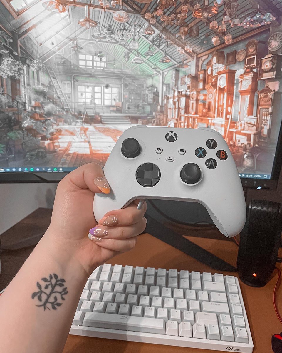 alliekazam__'s tweet photo. This is a vanity post to tell you that Iโve never loved my nails more ๐ผ
That is all.
.
.
.
#gamer #pcsetup #ps4gamer #gamernails #cozygaming #cozysetup #cosygaming #cosysetup https://t.co/2UkdFItuqR