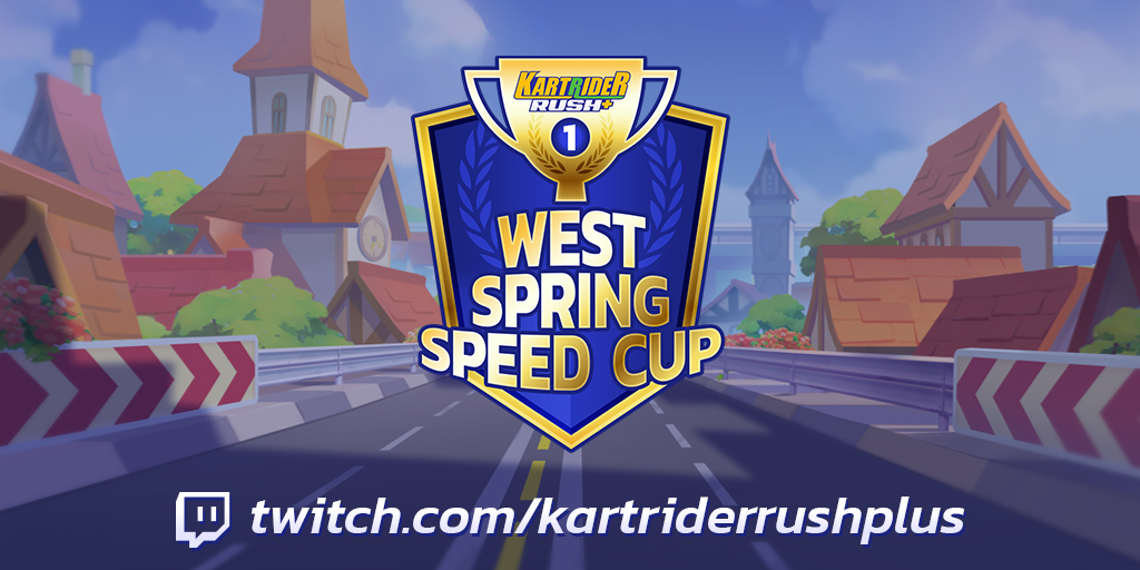 Riders! The Spring Speed Cup is GOING DOWN NOW!! Tune in 👉  twitch.tv/KartRiderRushP…