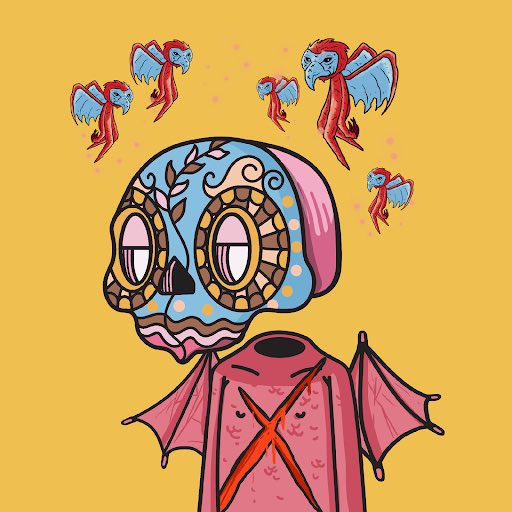 VRguy24's tweet photo. Holy moly to this amazing art!! Big things happening with @los_muertosNFT What a smooth drop and reveal process as well, props to the team! #muertostakeover #vivalosmuertos https://t.co/HgoI4pldfb