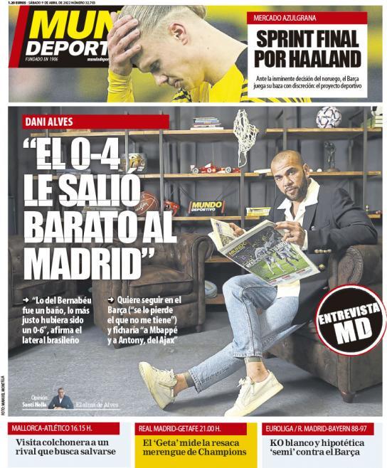 🗞 ¡Buenos días! Estas son las #portadas de la #prensa deportiva española de 
#Hoy, 9 de abril. #FelizSabadoATodos