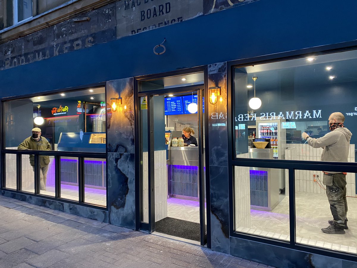 KieronOban's tweet photo. After a day knocking doors and leafleting around the town was good to pop by Nories and even better they had a reopening night special on fish suppers! https://t.co/0St1rTdyQ9