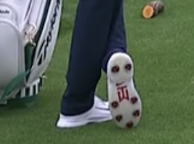 Two signs of Tiger's greatness.

1. 12 months after browsing prosthetic legs you beat 75% of the best players in the world over two rounds at Augusta National.

2. The runaway leader and No. 1 player in the world wears your shoes.