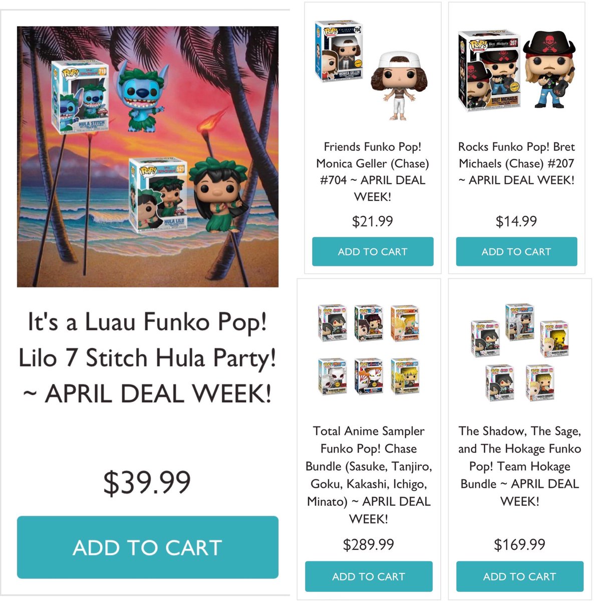 New round of April Deal Week is live at <a href="/Balyot_com/">Balyot</a>! This includes a couple Anime bundles and chases.
#Ad #Collectibles
.
bit.ly/36ZUFp9