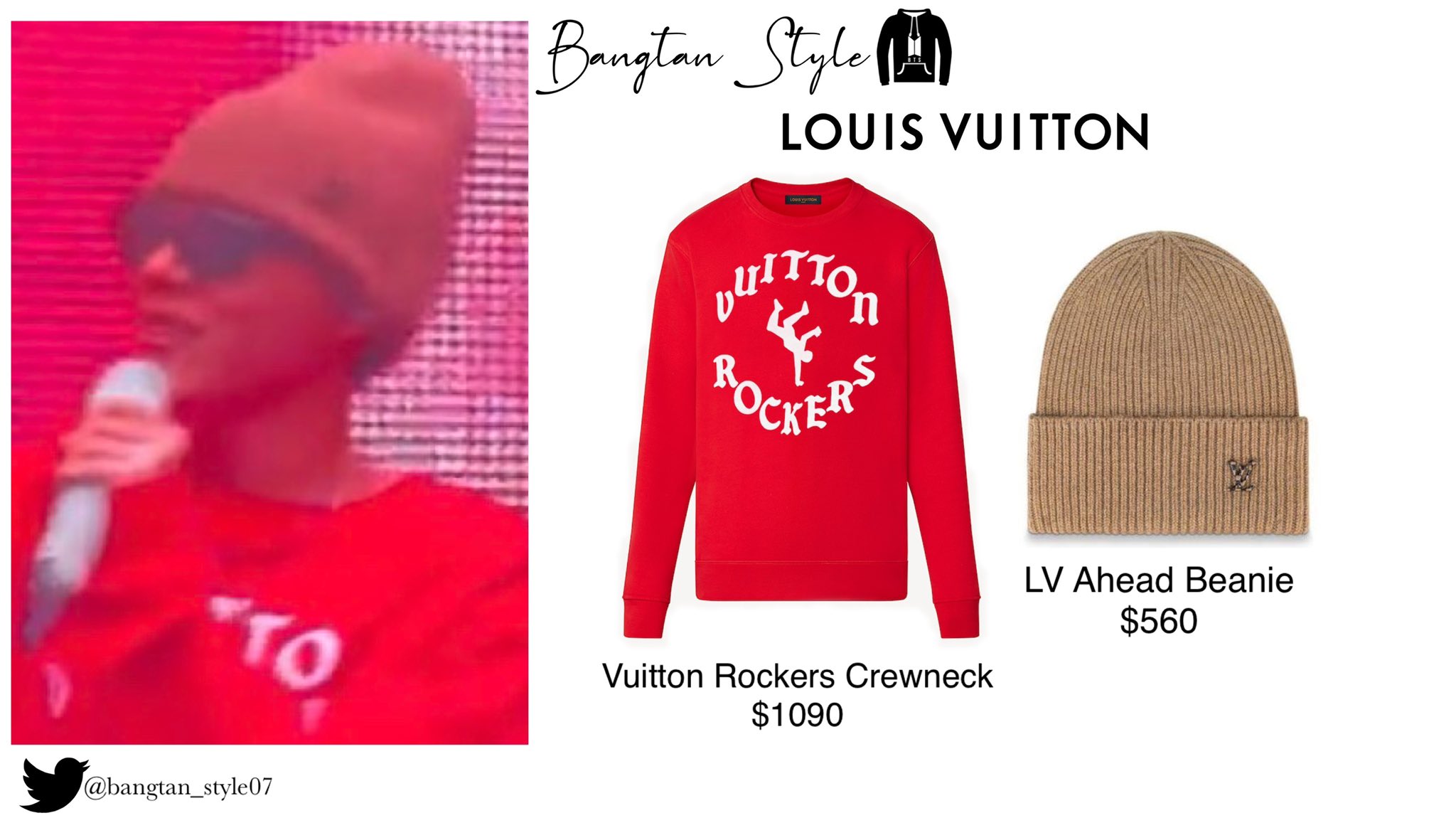 Bangtan Style⁷ (slow) on X: Twitter Post 201027 Hobi also wears LOUIS  VUITTON Silver Lockit Pendant ($730). #JHOPE @BTS_twt   / X