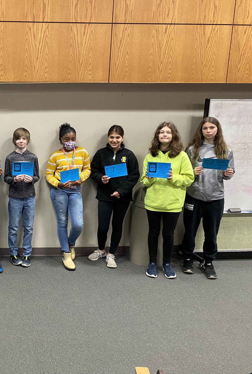 IntermediateKT's tweet photo. Celebrated more of our Wonders today! These students did their best on ISASP and/or have shown great improvement in following expectations! #weareallwonders #weareprairie #N62 #CreekKind https://t.co/7jXwYR6pIJ