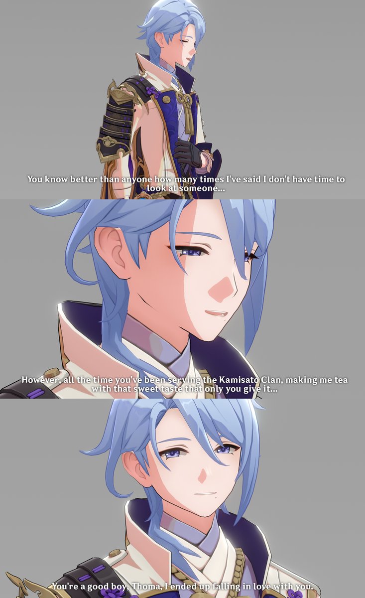shinshogun_'s tweet photo. Falling in love. #原神 #原神MMD #thomato #トマ人 https://t.co/j35vWpPaJz