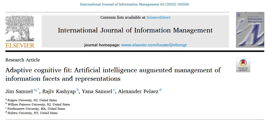 jimsamuel's tweet photo. AI &amp; Humans Can Work Together!!! Adaptive cognitive fit (ACF) - Artificial Intelligence for optimal human performance AI augmentation! PDF here: 
https://t.co/kbQ4xVIPXo 
#ACF #AI #ML #DL #researchpaper   #Transhumanism almost https://t.co/NuHJTdPZf6