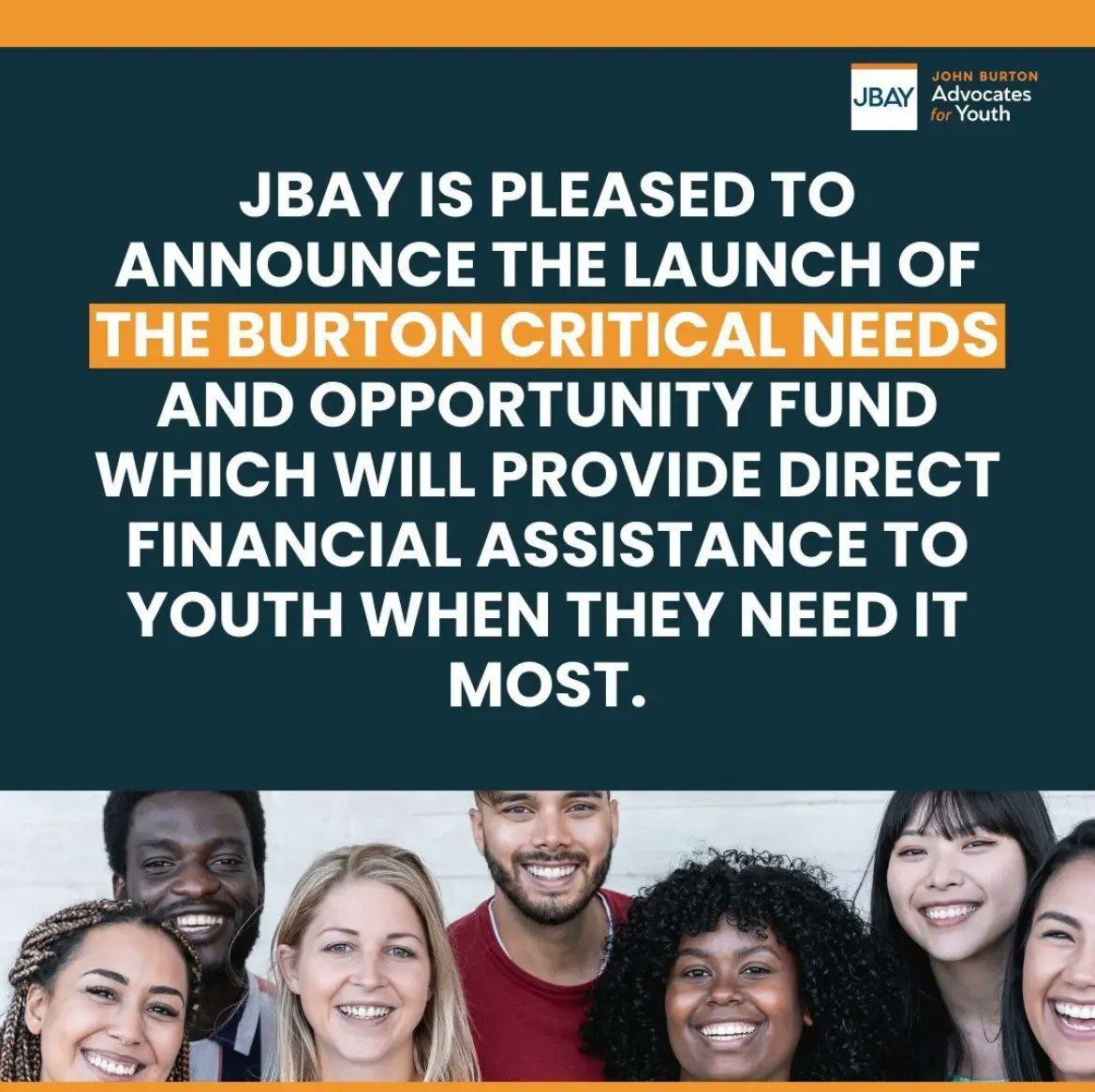 Excited to repost the new fund thru <a href="/JBAforYouth/">John Burton Advocates for Youth</a> that provides direct assistance to youth who've been homeless/in foster care!
Read more: buff.ly/3uZ1nDE.
#ahomewithin #foster #fosteryouth #fostercare #mentalhealth #mentalhealthawareness #therapy #therapist #volunteer
