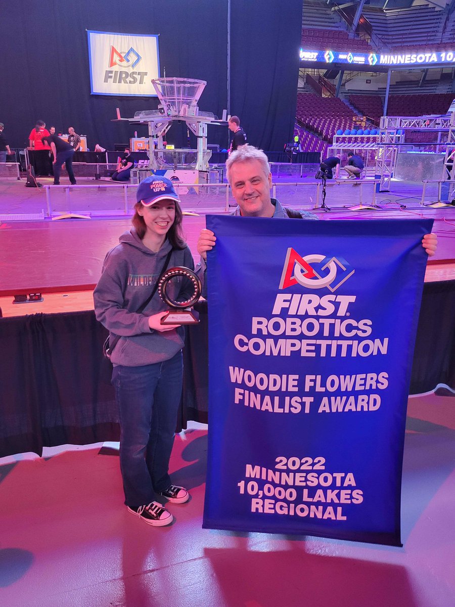 FRC2502's tweet image. Jon Schmitt is the 2022 10k Woody Flowers Finalist. Congrats!🕺🎉 #FIRST #FRC #RAPIDREACT #Robotics  @FRCTweets