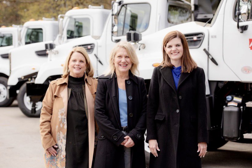 Proud to join ARDOT Director Lorie Tudor, a fellow engineer, and AR Highway Commissioner Marie Holder for today’s announcement of ARDOT’s new fleet of low-emission trucks. Excellent example of great leaders and individuals committed to AR’s advancement!