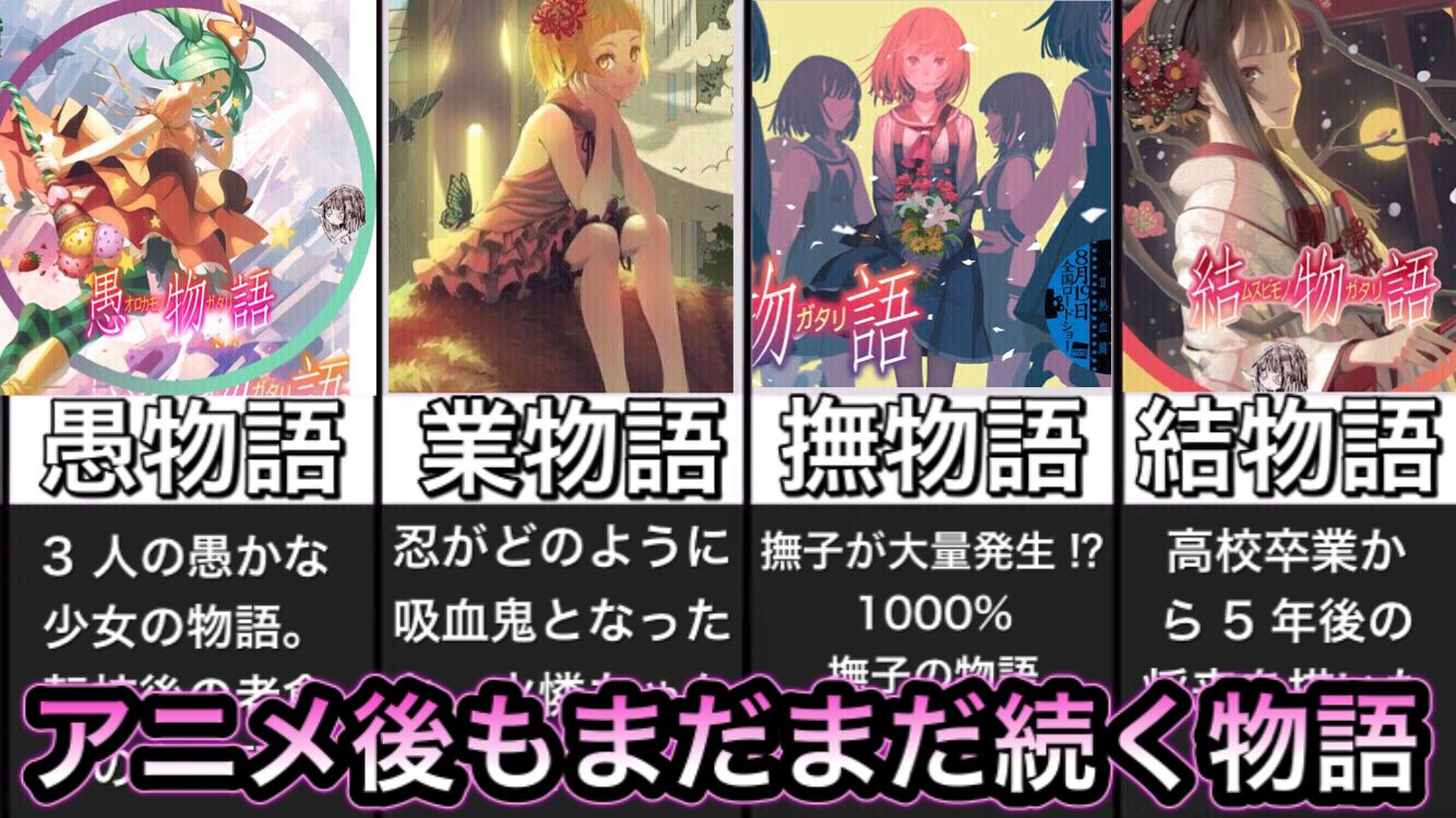 化物語研究所じゃぱないの Youtube1 4万人 1万再生突破 アニメ 勢必見 オフシーズンの収録エピソード あらすじ紹介 化物語 物語シリーズ T Co Yl6ga1tcg3 化物語 物語シリーズ T Co Yvk6qvwota Twitter