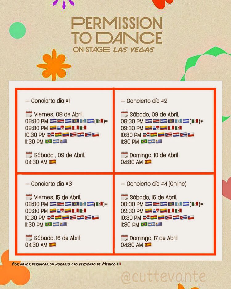 Army_forever_PR's tweet photo. Hora y fecha de los conciertos en las Vegas https://t.co/R3t47VrZ2S