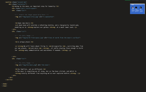 duenasdevelops's tweet photo. Day #49 finished up #html refresher with <img>, <ul>, and <ol> tags. Images require two attributes src and alt while both list types are populated using <li> list items. 🖼️📜 https://t.co/Jt1L4IPYCG