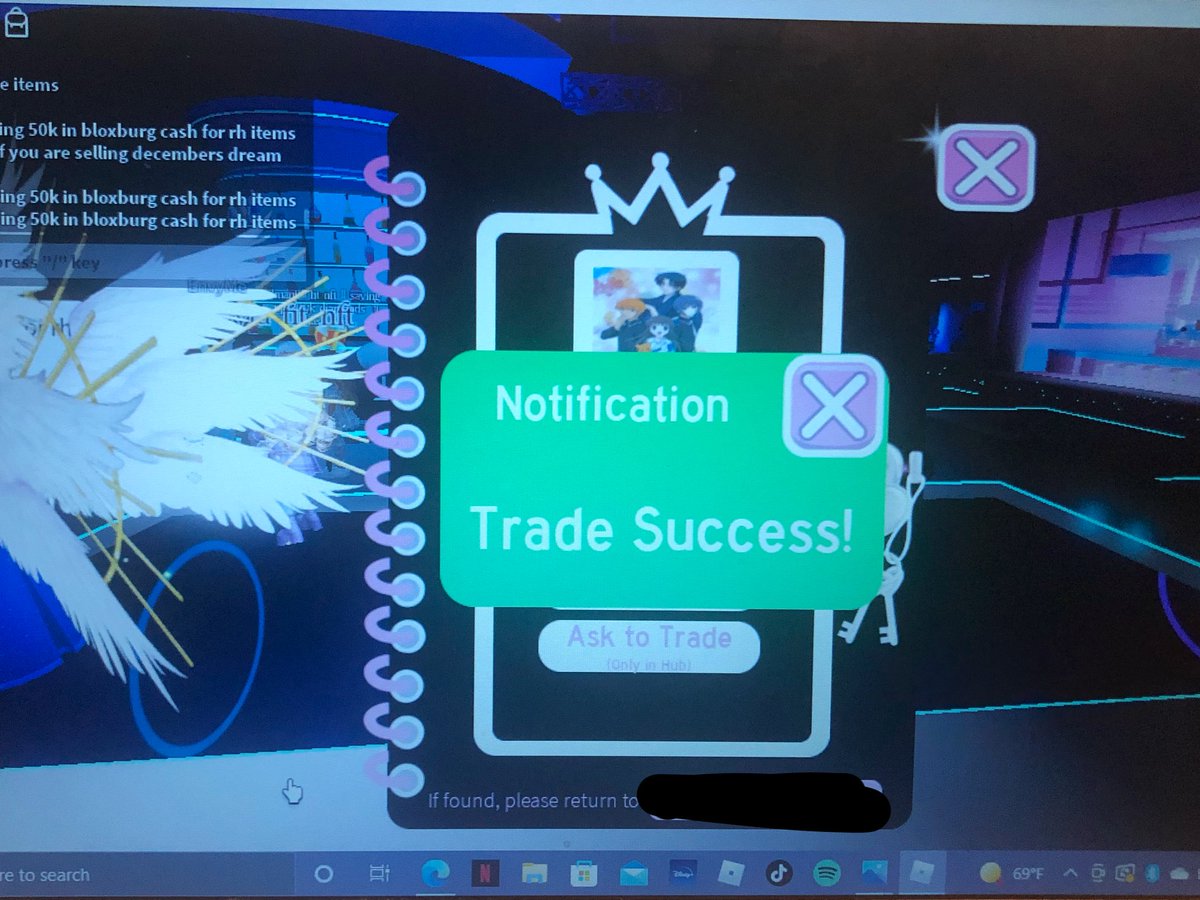 CloudyAngxl's tweet photo. @Alexia36548850 is 100% trusted I traded robux for 400k diamonds!! https://t.co/9Tpz9k44C0