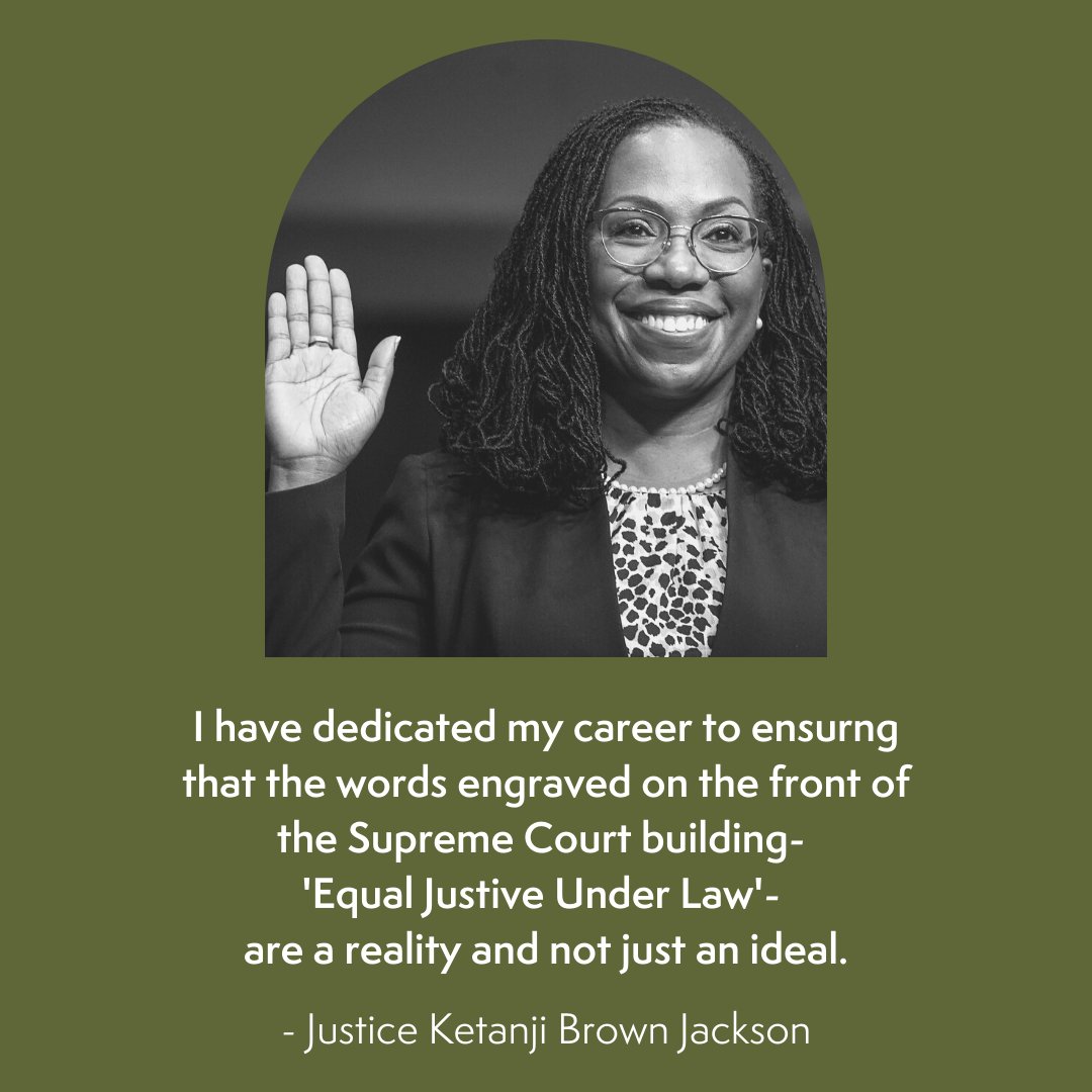 gatherbrands's tweet photo. 💚 💚 💚 
_____

#JusticeKetanjiBrownJackson #SupremeCourt #EqualJustice #Equality #EqualityForAll #Women https://t.co/D17RKHRwXh