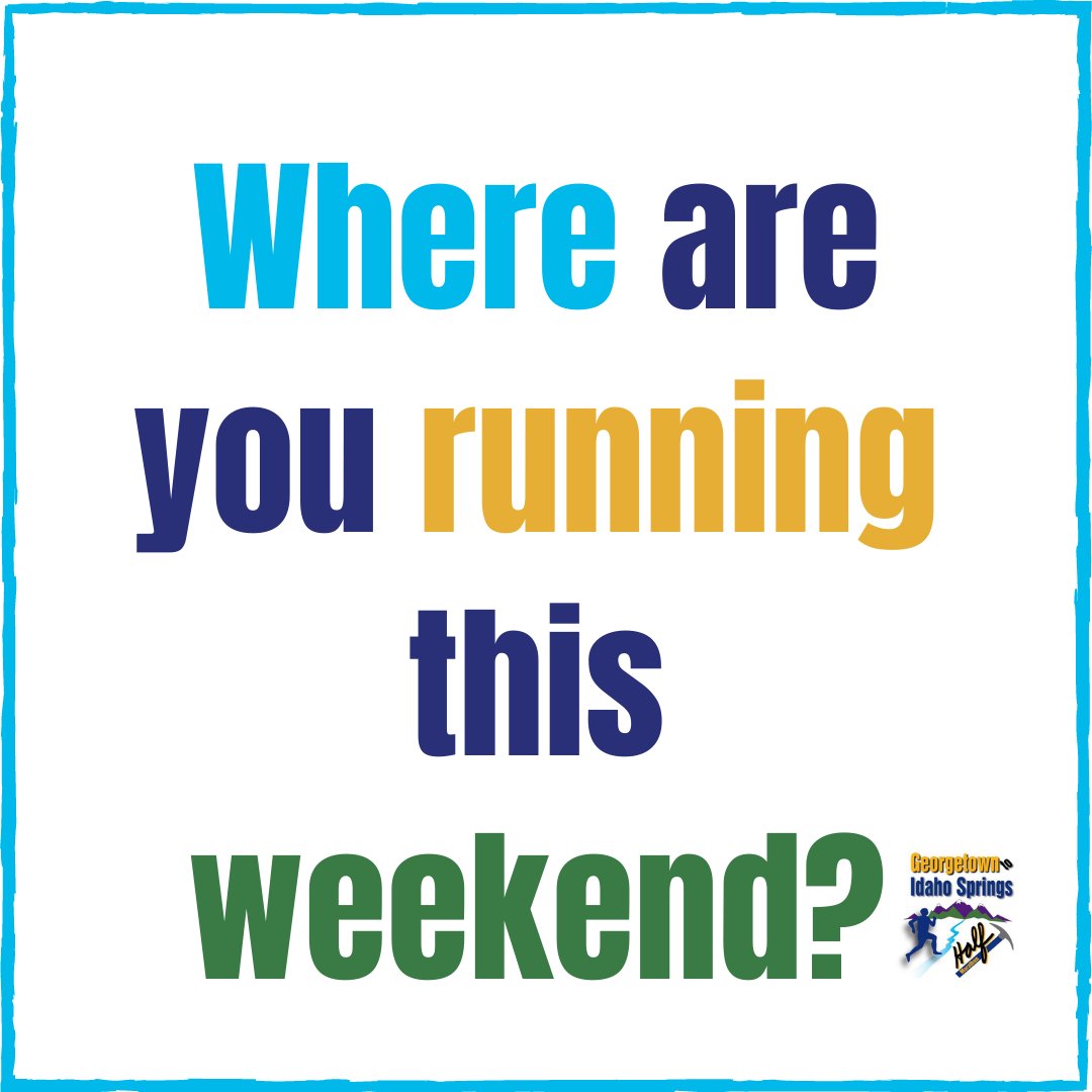 GTIS_Half's tweet photo. Are you running a race or training this weekend? Tell us about your plans! https://t.co/mmwz2d364W