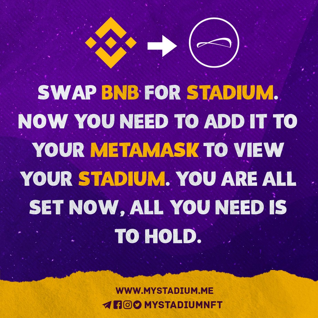MyStadiumNFT's tweet photo. HOW TO BUY:

Simple tutorial on how to buy, drag to the side and find out! https://t.co/PKSdUUWC7L