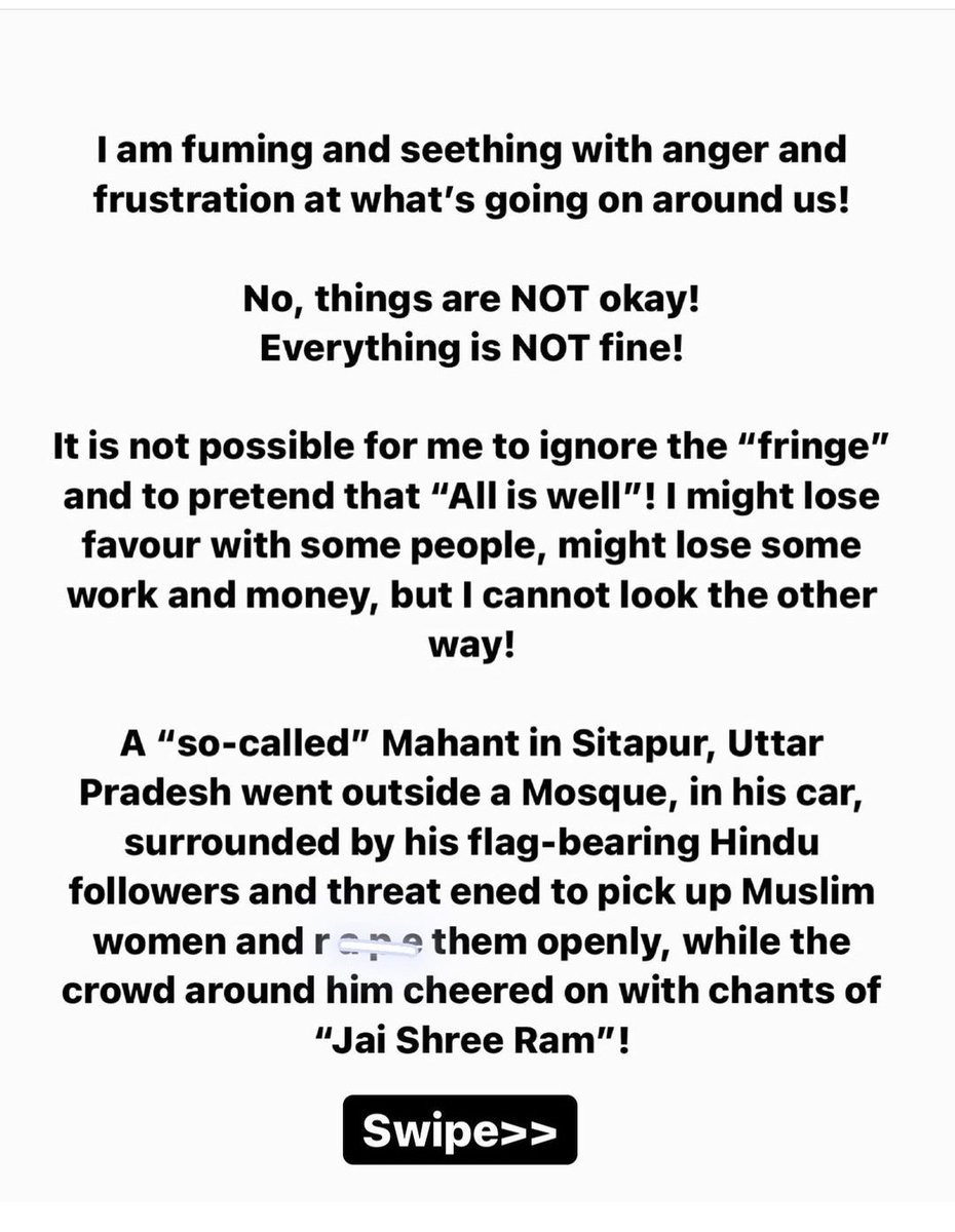 alhayyatpasha's tweet photo. Everyone must think about it.
#ArrestBajrangMuni #ArrestRapists #IslamophobiaInIndia #Islamophobia https://t.co/OnirDpVnht