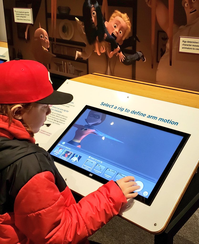 WalkerWizardsPJ's tweet photo. We checked out the #scienceofpixar at @CincyMuseum today- it was so cool and my little engineer noticed LOTS of connections to his Design and Modeling class. @ButlerTech 😁 https://t.co/gM8QHRUijn