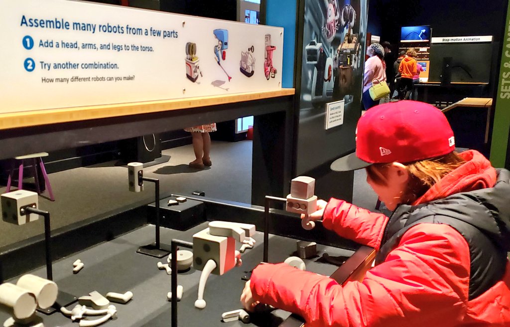 WalkerWizardsPJ's tweet photo. We checked out the #scienceofpixar at @CincyMuseum today- it was so cool and my little engineer noticed LOTS of connections to his Design and Modeling class. @ButlerTech 😁 https://t.co/gM8QHRUijn