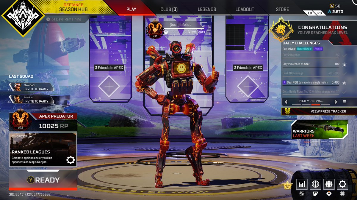 infehst's tweet image. really just soloq to pred in a day and like 3 hrs today after work 1v3 to win my last game too🦍💪