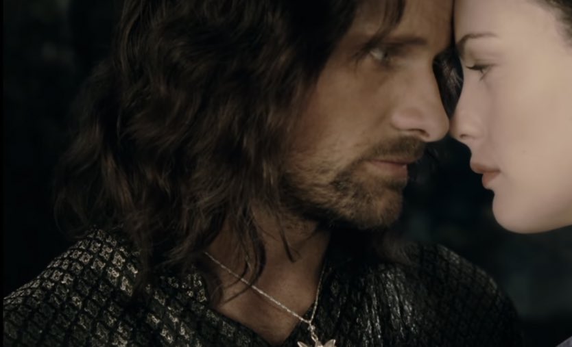 myelessar's tweet photo. the way aragorn looks at arwen https://t.co/xGsMoQhax3