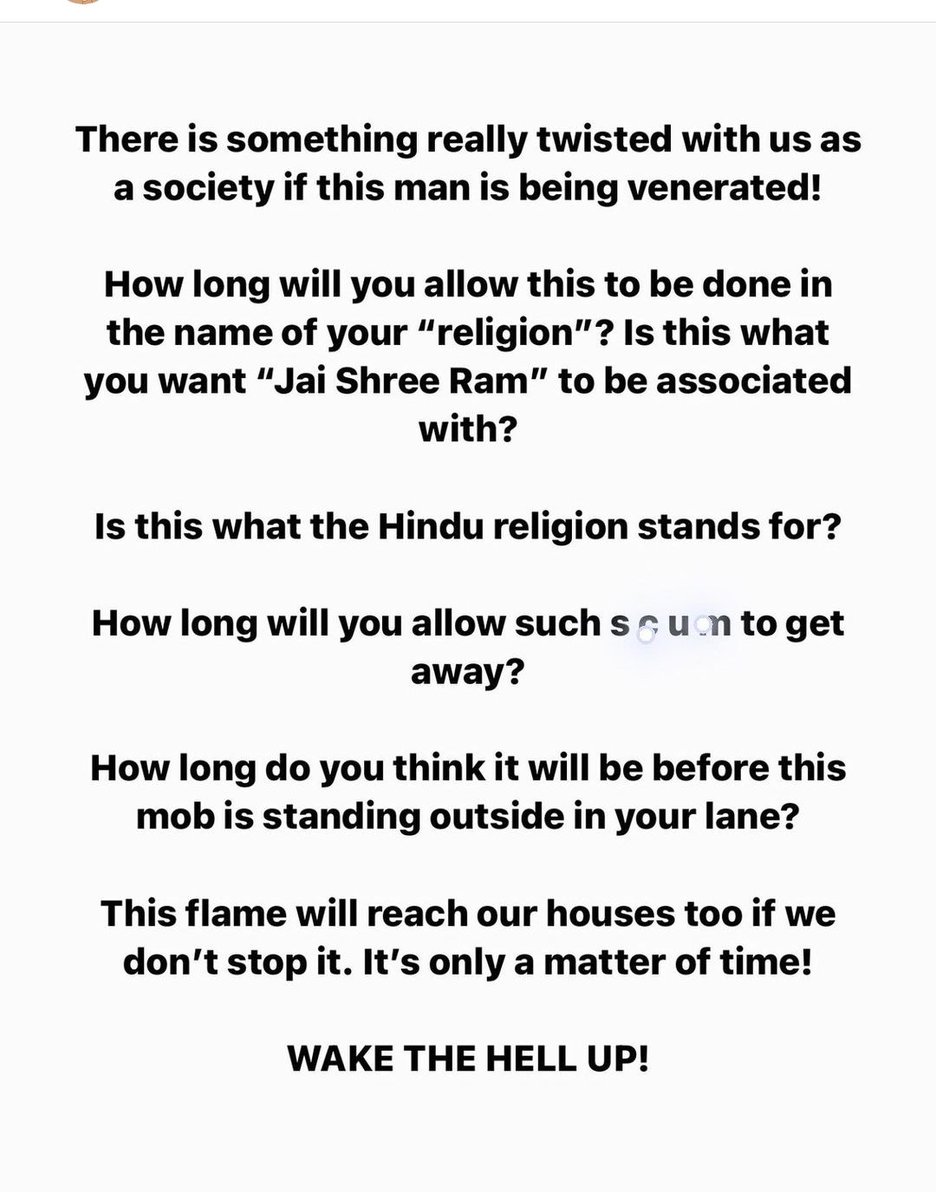 alhayyatpasha's tweet photo. Everyone must think about it.
#ArrestBajrangMuni #ArrestRapists #IslamophobiaInIndia #Islamophobia https://t.co/OnirDpVnht