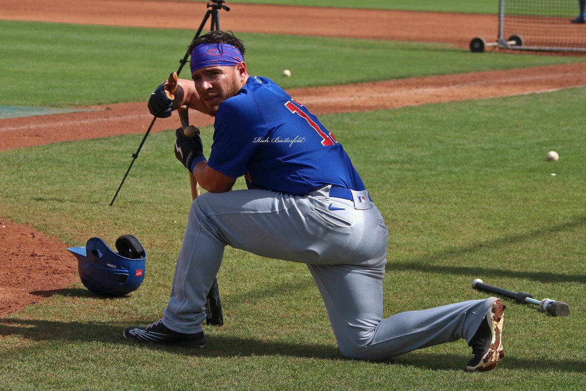 biest22's tweet photo. The #Cubs acquired @EstebanPony late in Spring Training from the Tampa Bay Rays in exchange for Harold Ramirez. Looks like Quiroz also brought along a bat from Randy Arozarena! #ST2K22 #baseball https://t.co/v9zh6IiHSn