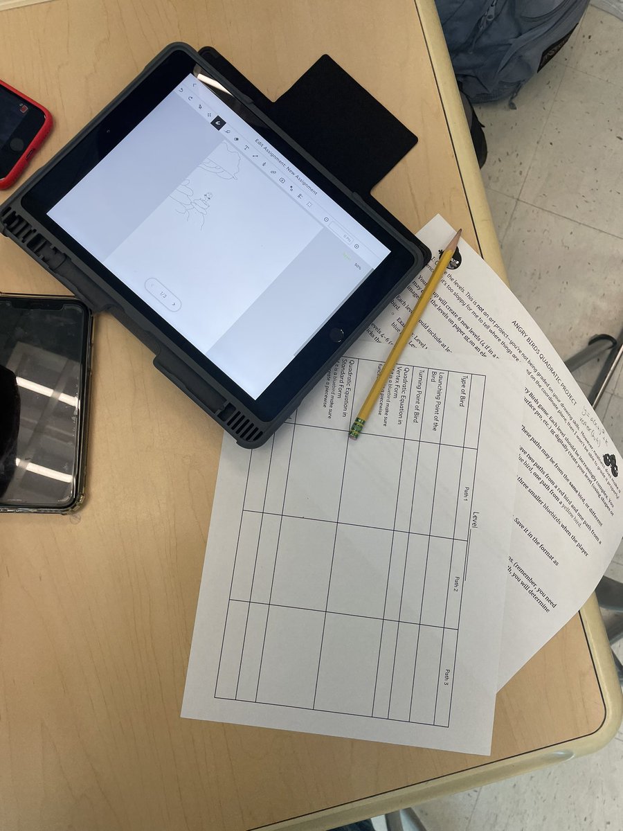 Ms_Barbarino's tweet photo. First day of our angry birds quadratic project! My students are SO creative and dedicated! #quadratics #PortWashington @PWUFSD #algebra1 #algebraFUN #Desmos https://t.co/gKCLUvssMw