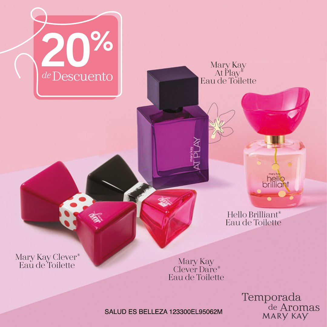 MaryKayDeMexico's tweet photo. Aprovecha los precios especiales de nuestra Temporada de Aromas Mary Kay® 🌸✨ e inicia esta primavera con tus aromas favoritos. 🌞

¿Ya sabes cuál vas a pedir? 👉 Consigue el tuyo con tu Consultora de Belleza Independiente Mary Kay®. 

#MaryKaydeMéxico https://t.co/a5dw4ByN1G