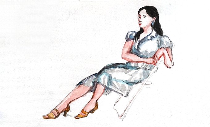 クロッキー帳のtwitterイラスト検索結果 古い順