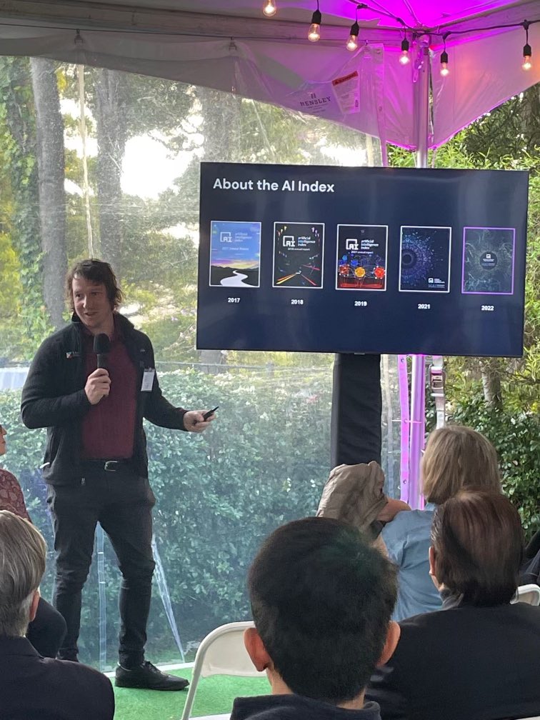 This week we spoke to experts about the #AIIndex2022 Report. 

Many thanks to <a href="/jackclarkSF/">Jack Clark</a>, <a href="/KathleenACreel/">Kathleen Creel</a>, <a href="/MPSellitto/">Michael Sellitto</a>, and <a href="/RachelMGillum/">Rachel (she/her)</a> for their insight. 

<a href="/StanfordHAI/">Stanford HAI</a> <a href="/StanfordAILab/">Stanford AI Lab</a>