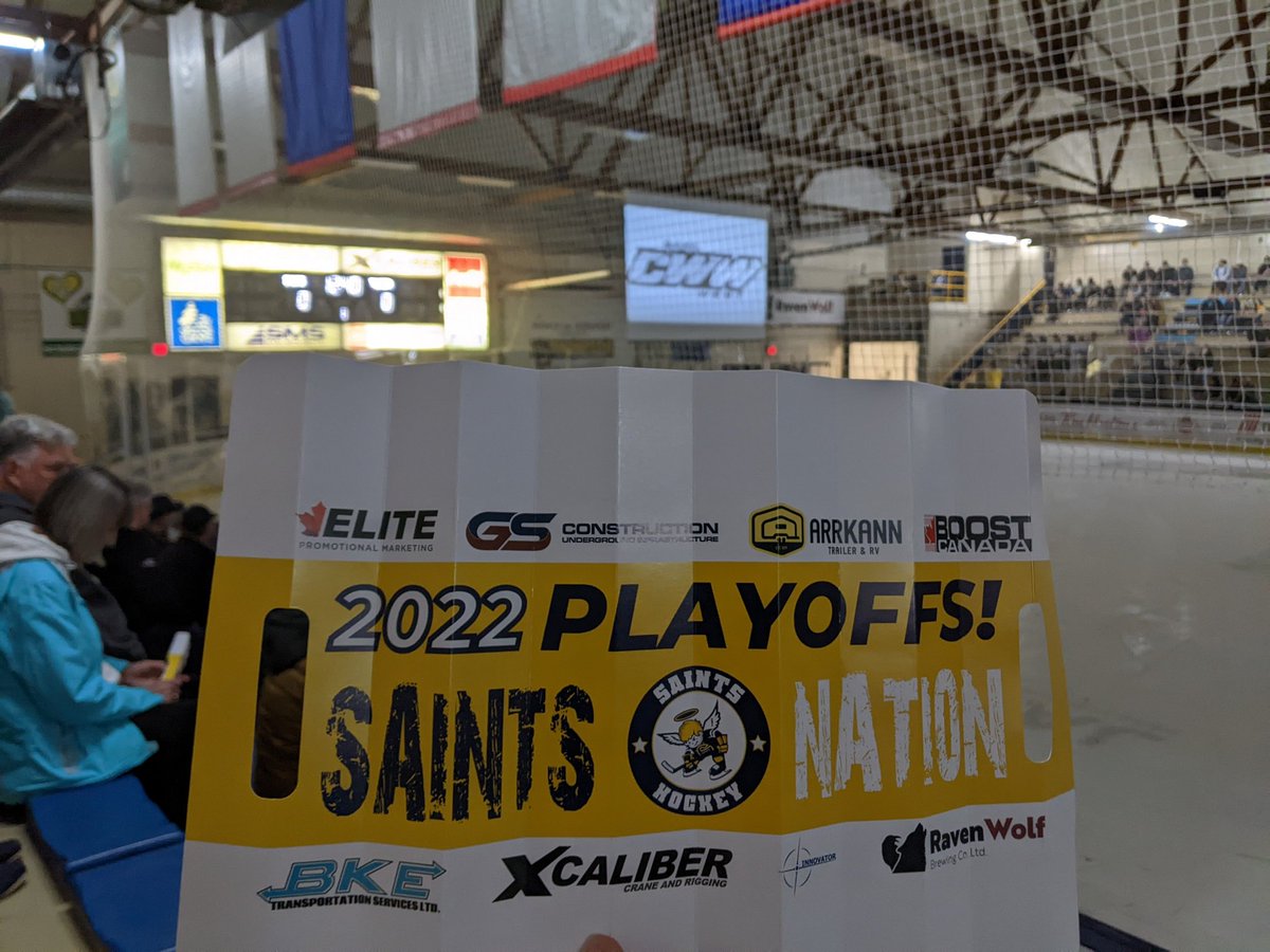JeffTokarSG's tweet photo. Game 1 of the North Division Final...Almost game time! Go @sgsaints!! #misson6 #SaintsNation https://t.co/DJz8In6VRa