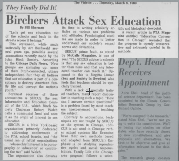 Heidi_Maed_It's tweet photo. So I learned something new today..... the radical right fascists' have been demonizing education for a long time. Check out this newspaper clipping from 1969!

And check out this article from 2018 -  https://t.co/CSXzlDZJRp

WILD!!! #RightWingExtremism #Birchers #JohnBirchSociety https://t.co/ulOCnuvr4G