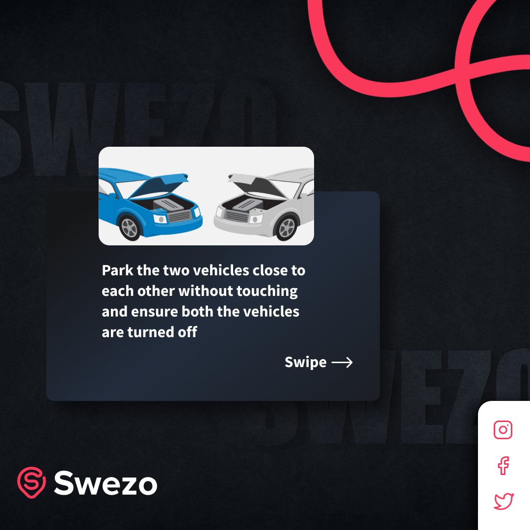 SwezoOfficial's tweet photo. Here's your guide to jumpstarting a car if you ever get stuck. 
Save the post.

#swezo #swezoautoparts #rememberswezo #swezoit #cartips #carcare #jumpstartingacar 3carbattery #carparts #carservice https://t.co/GkeQVClCGH