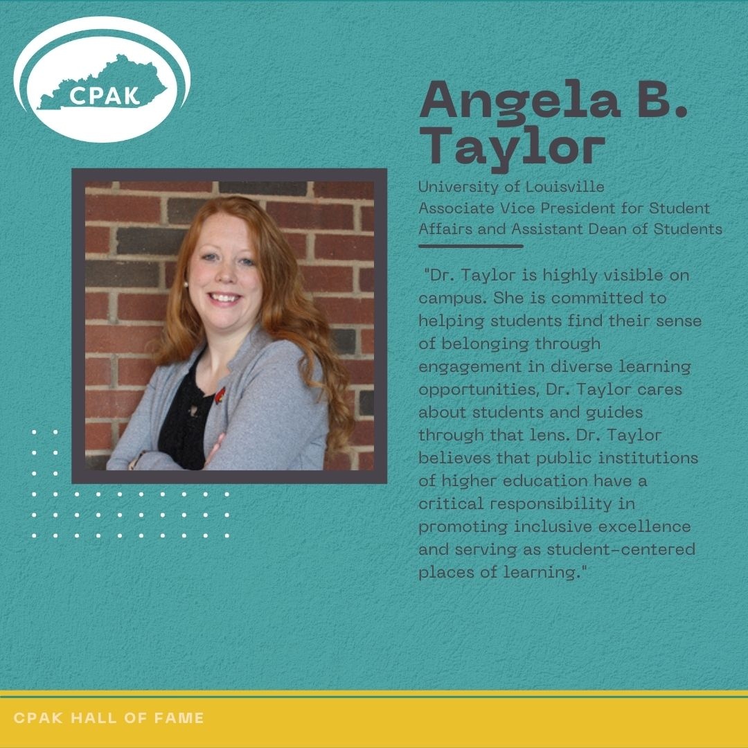 We were ecstatic to welcome the 2022 College Personnel Association of Kentucky Hall of Fame Inductees at our annual conference. Congratulations to all inductees!🎉