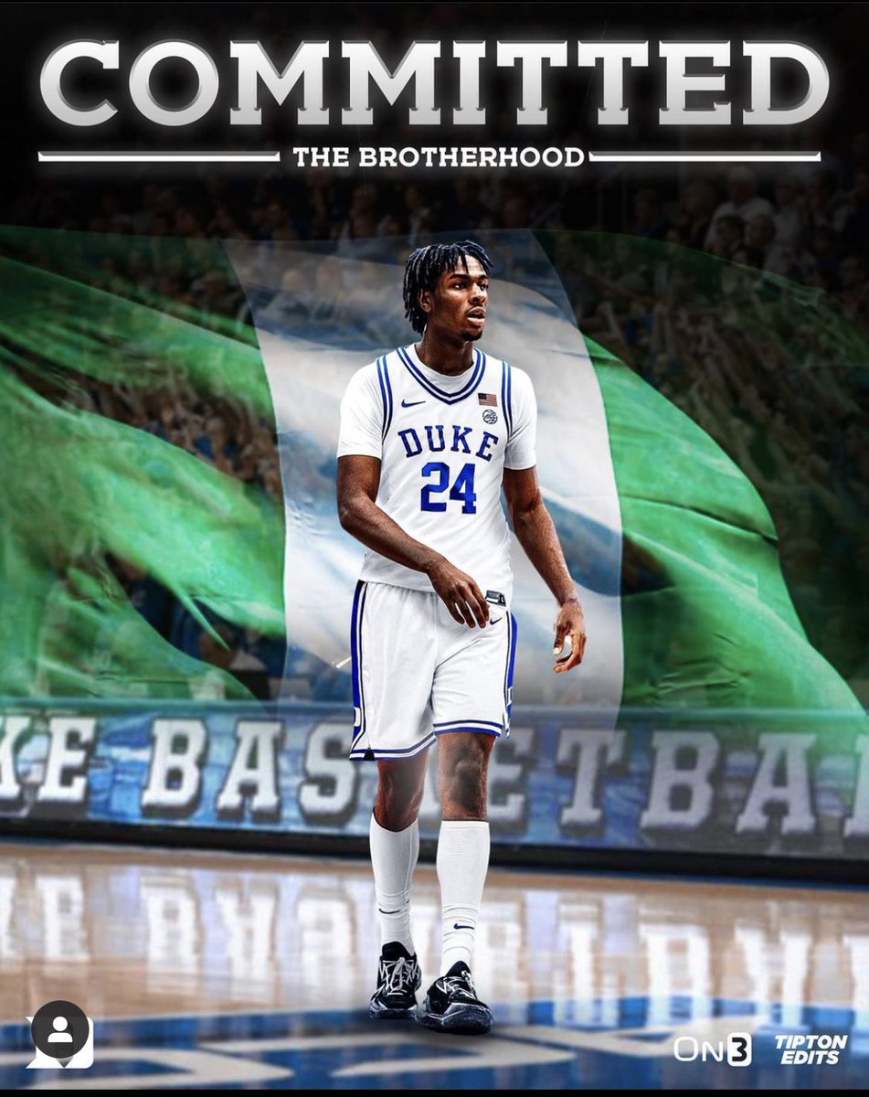 M_Bulger19's tweet photo. ANOTHER ONE. Welcome to #TheBrotherhood Mackenzie Mgbako!!! Can’t wait to see you dominate in the bull city 🔵😈🔵😈 https://t.co/uSzjGPMrsr