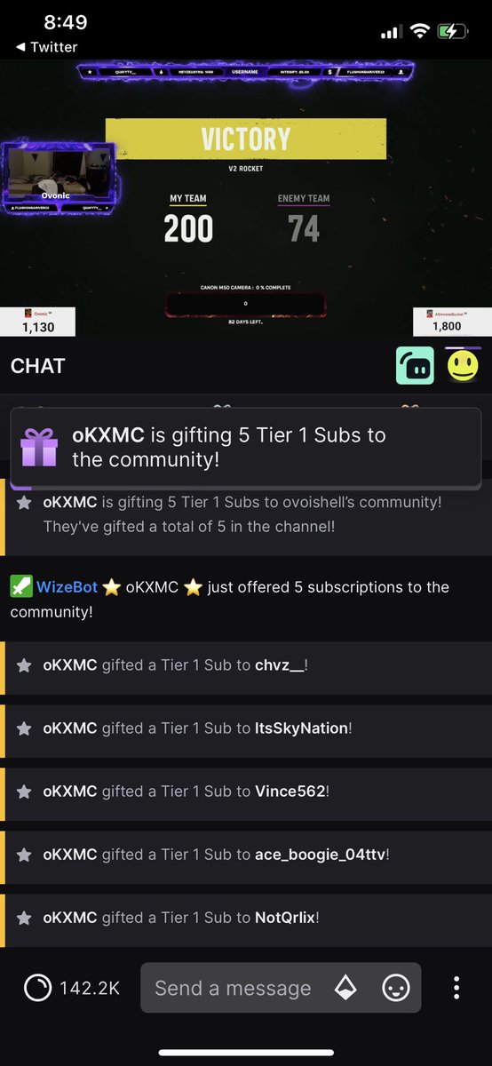 OvonicIsHere's tweet photo. Stream going crazy today. Tune in .

#twitchstreamer #twitchaffiliate #smallstreamer #SmallStreamersConnect #SmallStreamerCommunity https://t.co/f0ZqCDkwFe