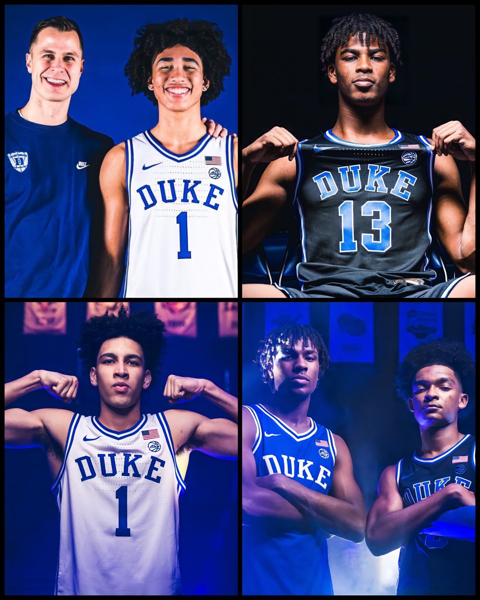 JoeTipton's tweet photo. Duke has now landed 5 of the top-25 prospects in the class of 2023. 

No. 5 Mackenzie Mgbako
No. 14 Caleb Foster
No. 17 Tyrese Proctor
No. 23 Sean Stewart
No. 24 Jared McCain 

https://t.co/mZ5pX3gstd https://t.co/VXNN1s2TiJ