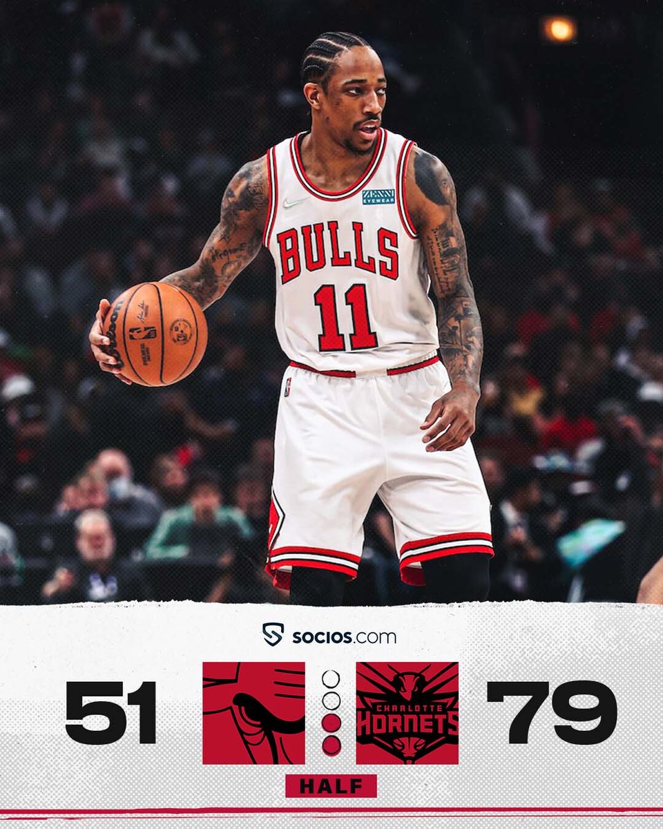 chicagobulls's tweet image. Halftime.