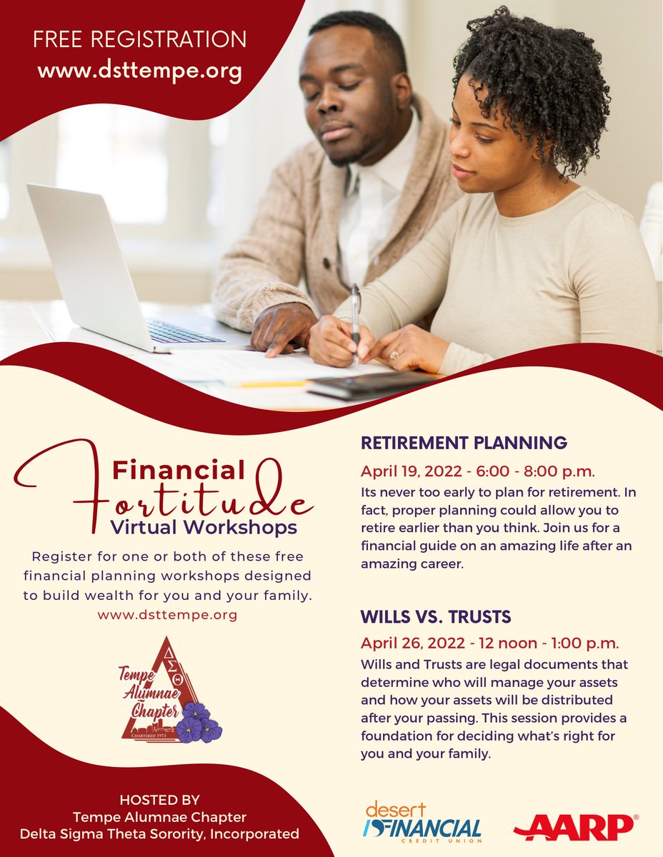 Register for our free workshops at dsttempe.org.