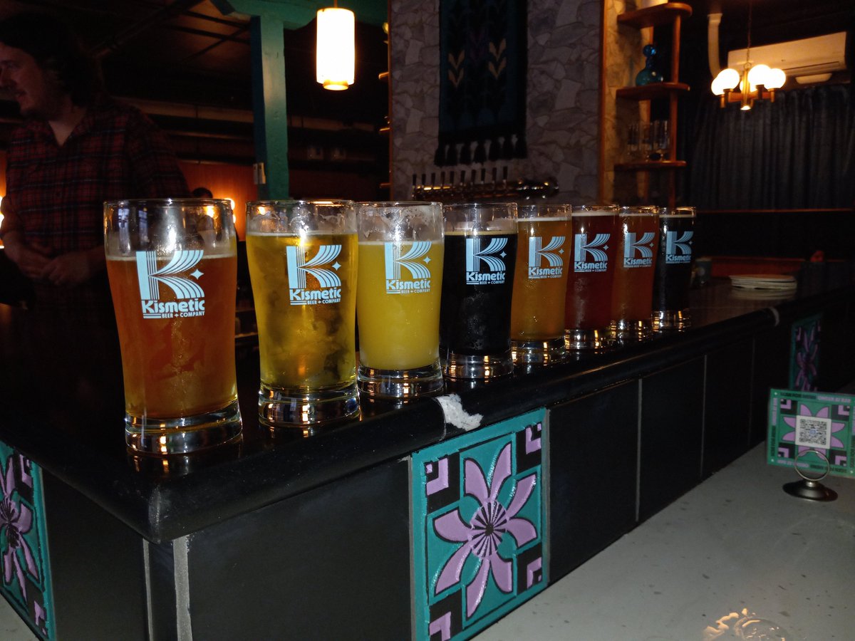 New Indiana Brewery Alert! Kismetic Beer Company is open in Indianapolis at Newton and Rural. Nicole and Ryan Oesch have 8 great beers on tap, from a very brite German pilsner to a tasty strawberry, caraway rye saison. Stop in to enjoy their bright personalities and story.